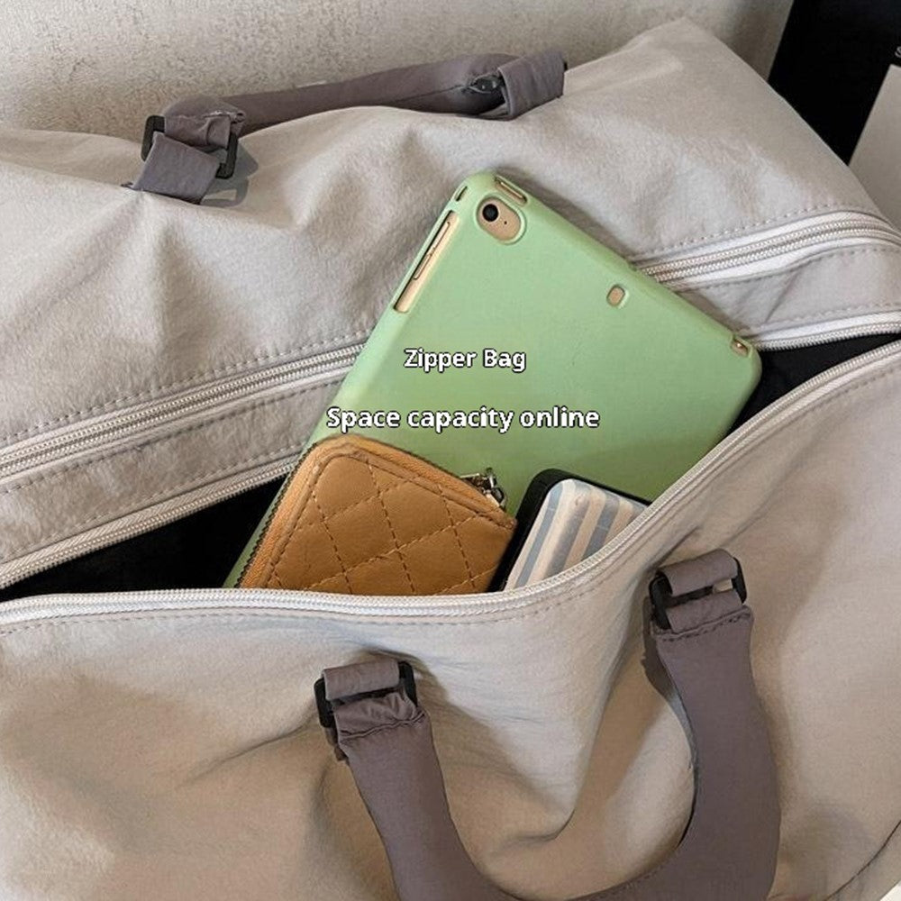 Sports Gym Bag Wet Dry Separation Yoga Bag Lightweight Short Trip Travel Bag Handheld Small Luggage Bag