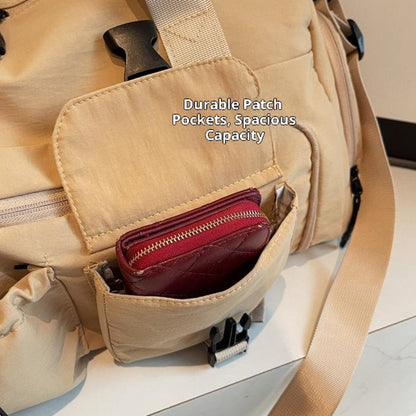 ZMN132 Multifunctional Waterproof Gym Sports Bag Wet Dry Separation Large Capacity Travel Handbag for Women