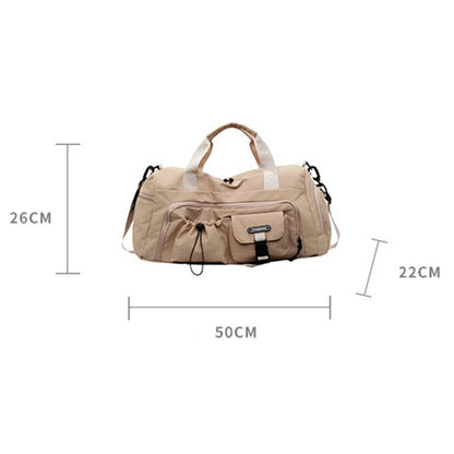 ZMN132 Multifunctional Waterproof Gym Sports Bag Wet Dry Separation Large Capacity Travel Handbag for Women