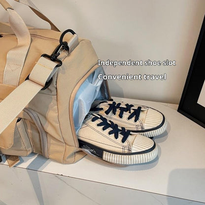 ZMN132 Multifunctional Waterproof Gym Sports Bag Wet Dry Separation Large Capacity Travel Handbag for Women