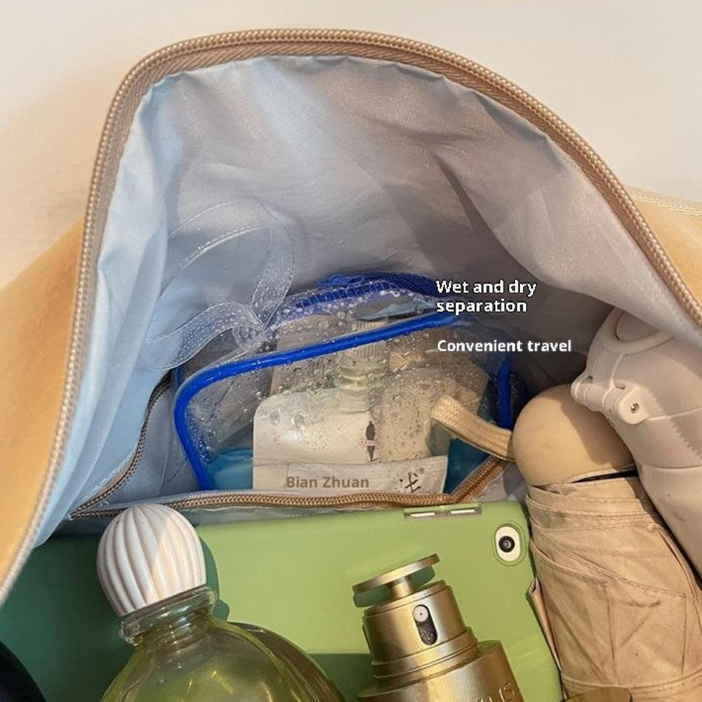 ZMN132 Multifunctional Waterproof Gym Sports Bag Wet Dry Separation Large Capacity Travel Handbag for Women