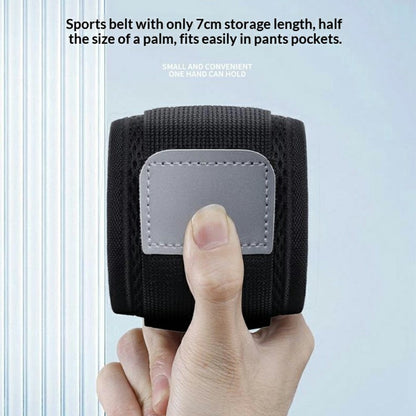 OUDO Slim Running Belt Bag Waist Pack with 330ml Water Bottle  /  Reflective Strip for Outdoor Sports (No FDA, BPA-Free)