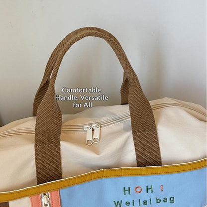 Large Capacity Gym Bag Expandable Handbag Dry Wet Separation Travel Duffel with Shoulder Strap