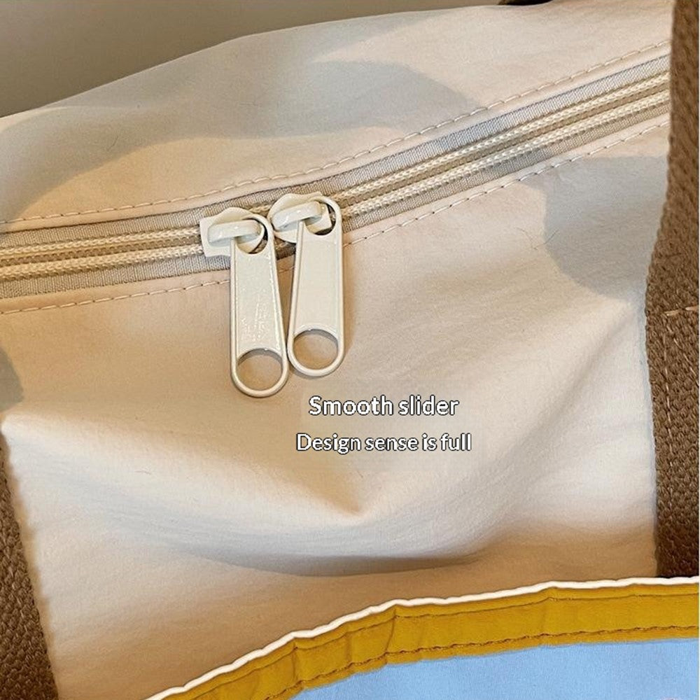 Large Capacity Gym Bag Expandable Handbag Dry Wet Separation Travel Duffel with Shoulder Strap