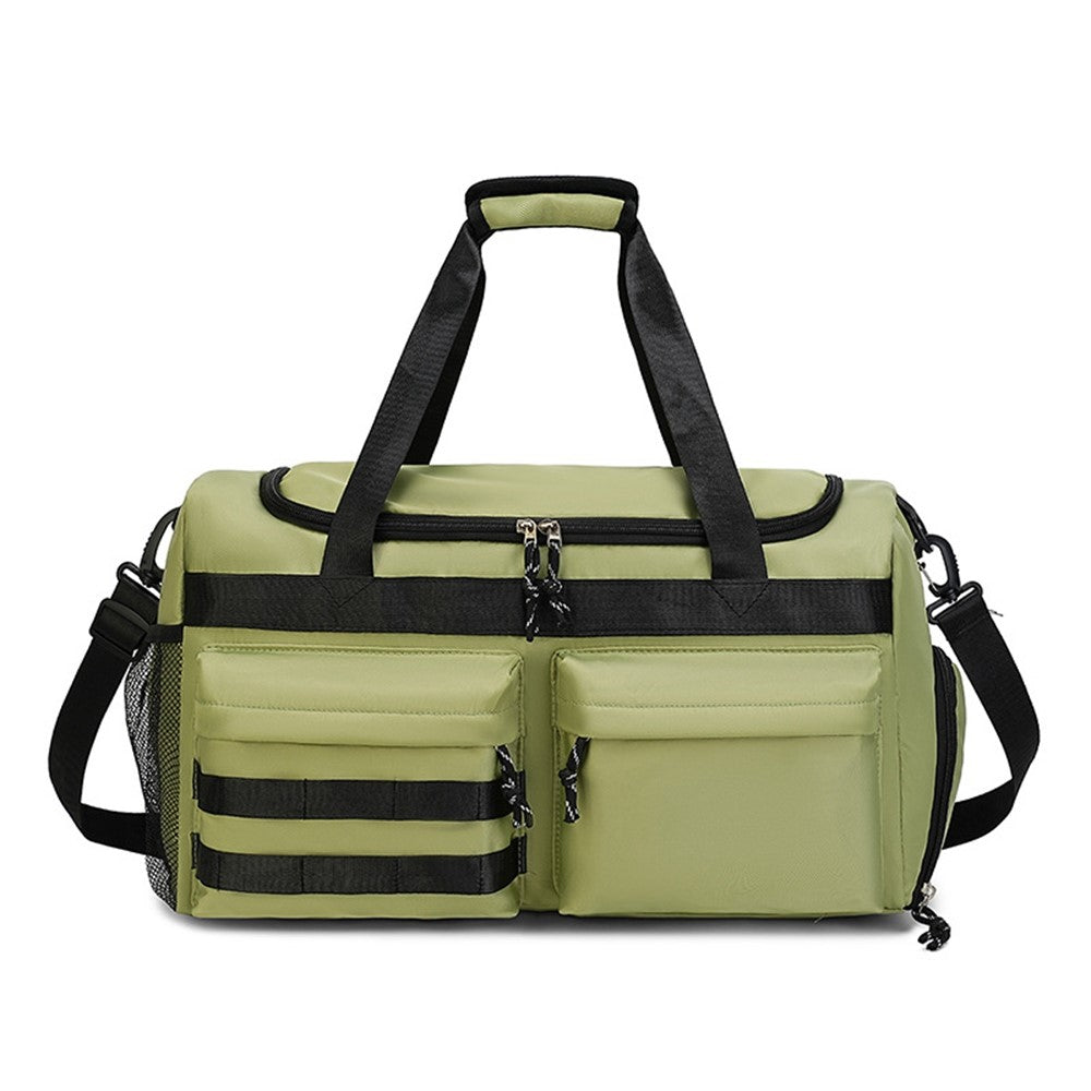 TC21.5 Large Capacity Nylon Duffel Bag Outdoor Travel Luggage Organizer Handbag with Shoe Compartment