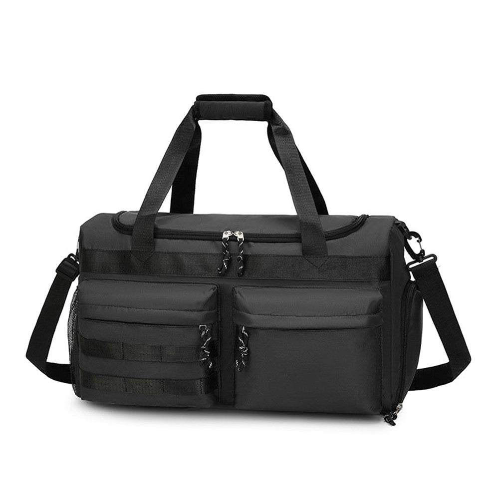 TC21.5 Large Capacity Nylon Duffel Bag Outdoor Travel Luggage Organizer Handbag with Shoe Compartment