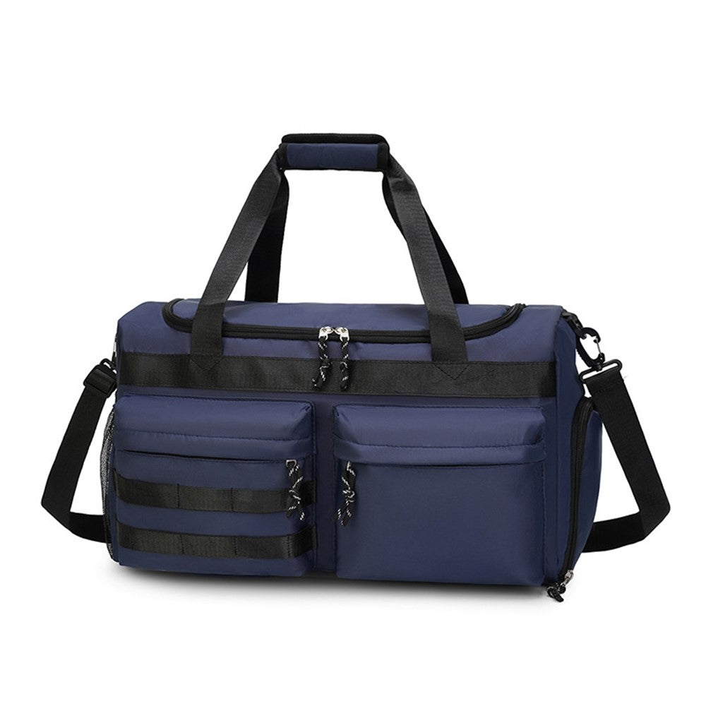 TC21.5 Large Capacity Nylon Duffel Bag Outdoor Travel Luggage Organizer Handbag with Shoe Compartment