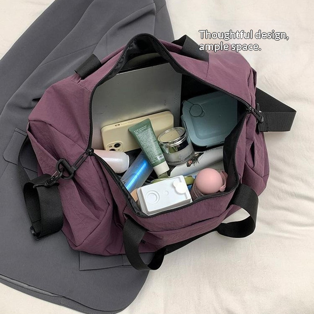 YL-607 Large Capacity Travel Bag Wet Dry Separation Yoga Bag Sports Leisure Fitness Bag Lightweight Training Bag for Outdoor