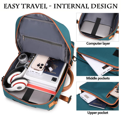 30L Large Capacity Shoulder Bag for 16 Inch Laptop Oxford Fabric Waterproof Travel Backpack