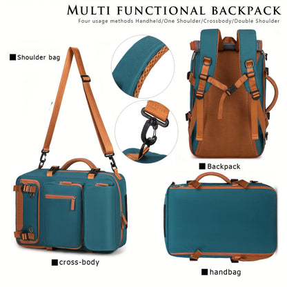 30L Large Capacity Shoulder Bag for 16 Inch Laptop Oxford Fabric Waterproof Travel Backpack