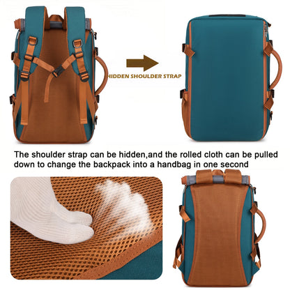 30L Large Capacity Shoulder Bag for 16 Inch Laptop Oxford Fabric Waterproof Travel Backpack