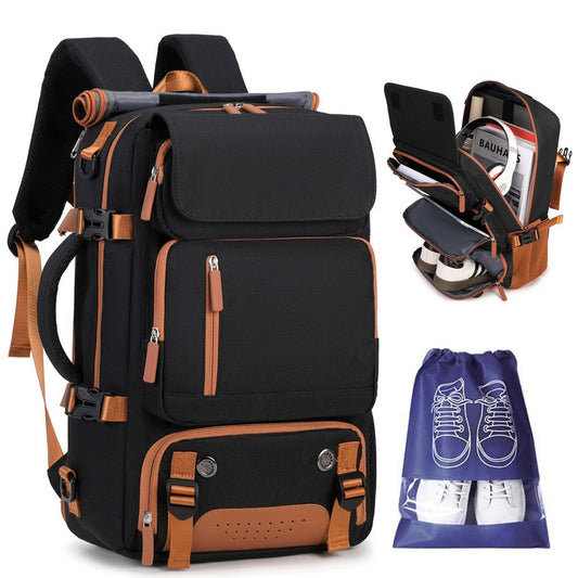 30L Large Capacity Shoulder Bag for 16 Inch Laptop Oxford Fabric Waterproof Travel Backpack
