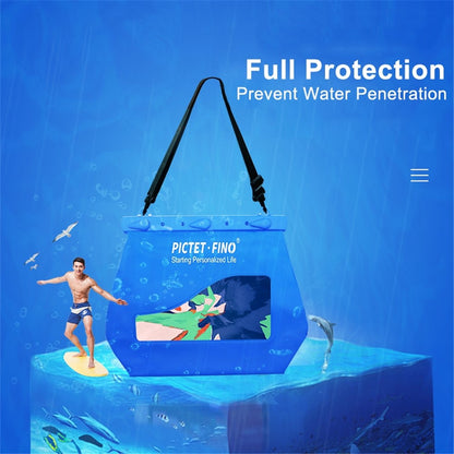 PICTET.FINO RH54 IPX8 Waterproof Touch Screen Outdoor Travel  Swimming Surfing Bag Phone Pouch with Shoulder Strap