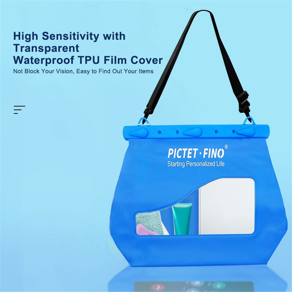 PICTET.FINO RH54 IPX8 Waterproof Touch Screen Outdoor Travel  Swimming Surfing Bag Phone Pouch with Shoulder Strap