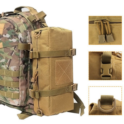 H-107 Outdoor Tactical Bag Multi-Purpose Large Capacity Shoulder Bag Storage Accessory Pack for Hiking Fishing Camping