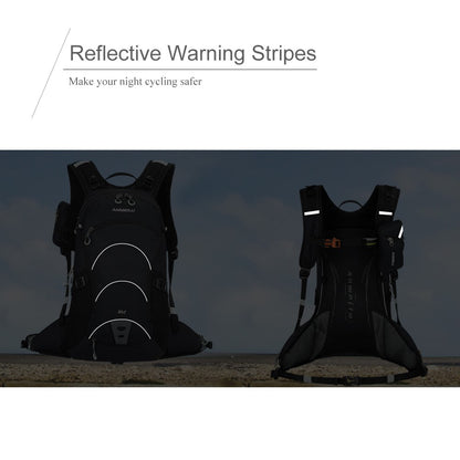 ANMEILU 1023Lightweight Sport Backpack 20L Travel Daypack with Helmet Net and Rain Cover for Women Men