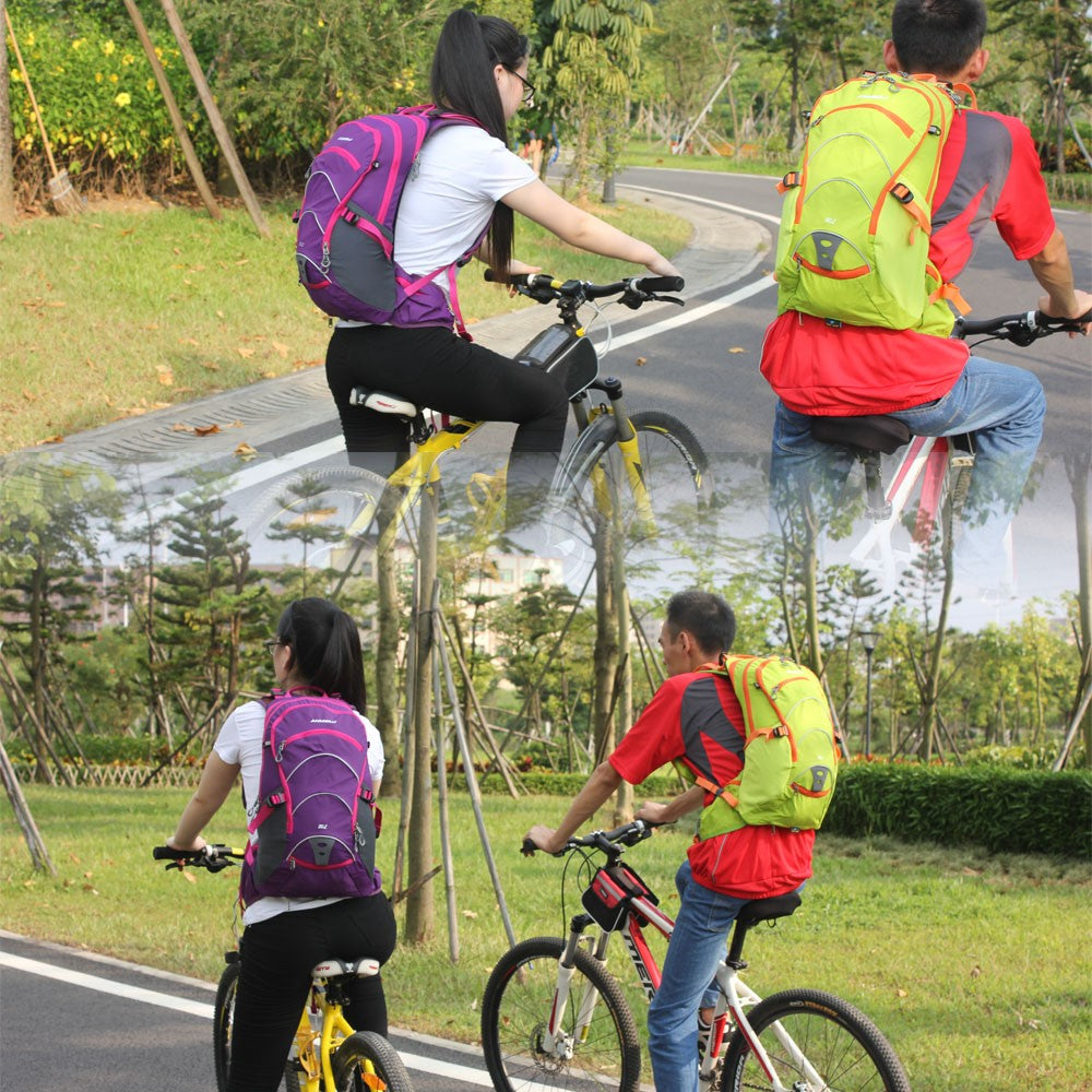 ANMEILU 1023Lightweight Sport Backpack 20L Travel Daypack with Helmet Net and Rain Cover for Women Men