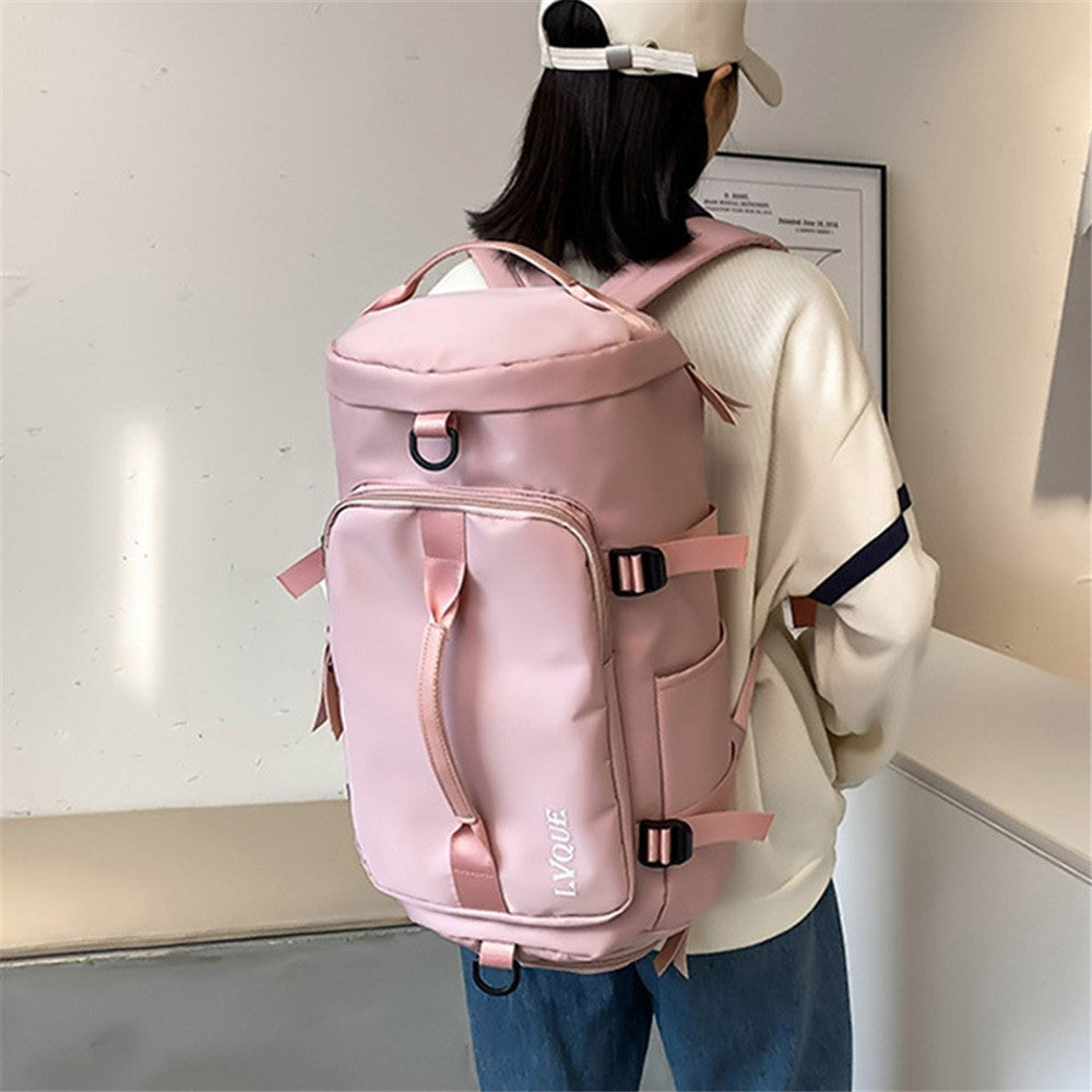 Waterproof Nylon Oxford Cloth Backpack Outdoor Travel Luggage Holdall Shoulder Bag