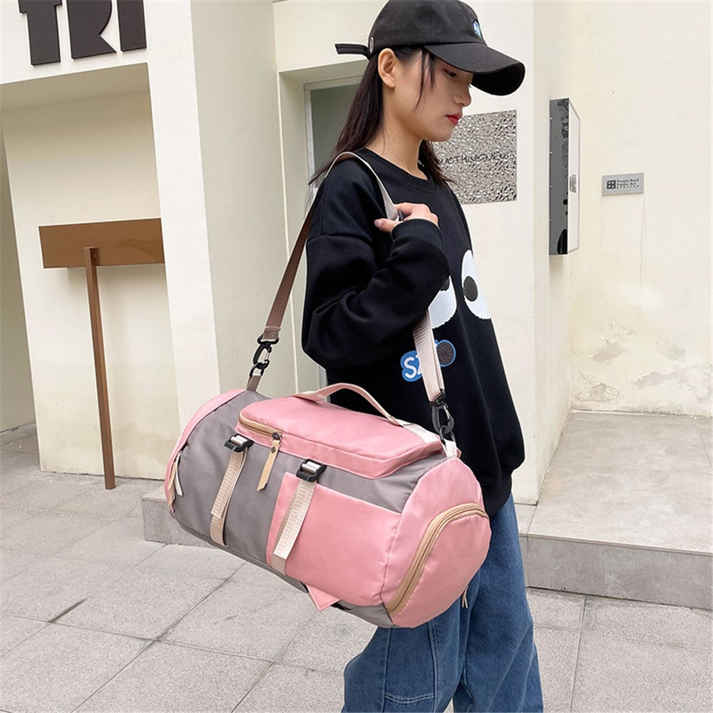 Waterproof Nylon Oxford Cloth Backpack Outdoor Travel Luggage Holdall Shoulder Bag