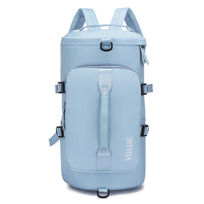 Waterproof Nylon Oxford Cloth Backpack Outdoor Travel Luggage Holdall Shoulder Bag