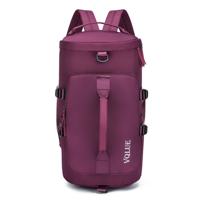 Waterproof Nylon Oxford Cloth Backpack Outdoor Travel Luggage Holdall Shoulder Bag