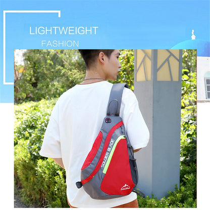 SOLDIER BLADE 8829 Outdoor Leisure Cross Body Bag Sports Climbing Bag Polyester Zippered Shoulder Bag