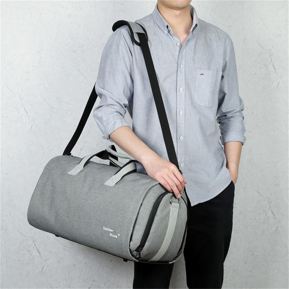SOLDIER BLADE 8819 Men Suit Shoes Clothes Storage Bag Polyester Travel Luggage Tote Crossbody Bag