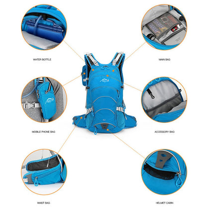 OUTDOOR INOXTO 20L Outdoor Climbing Hiking Rucksack Waterproof Polyester Cycling Backpack