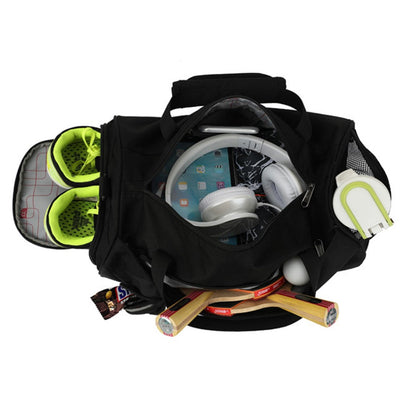 OUTDOOR INOXTO Polyester Gym Bag Dry and Wet Depart Pocket Sports Duffle Short-Distance Trip Camping Tote Bag