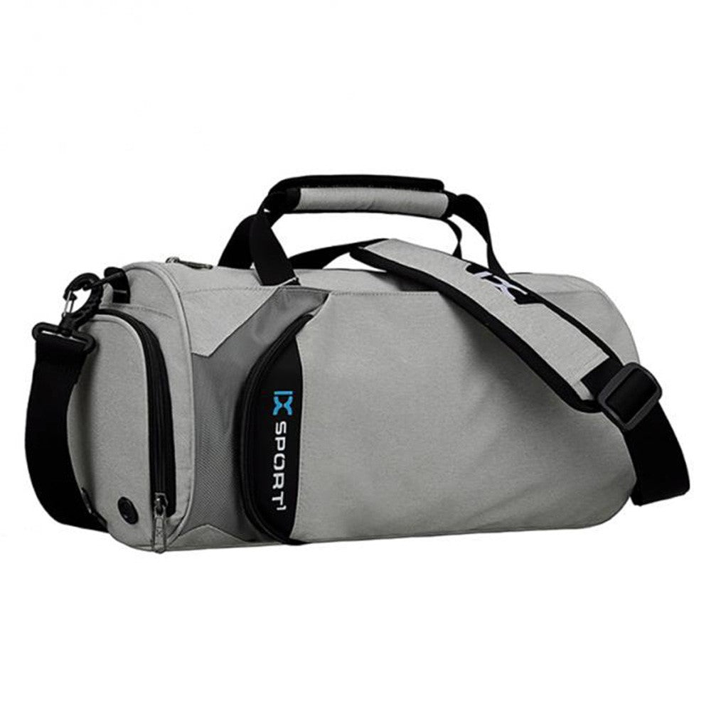 OUTDOOR INOXTO Polyester Gym Bag Dry and Wet Depart Pocket Sports Duffle Short-Distance Trip Camping Tote Bag