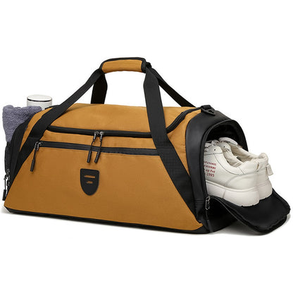 CF2902 Polyester Sports Gym Bag Large Capacity Travel Luggage Duffel Bag with Shoes Compartment