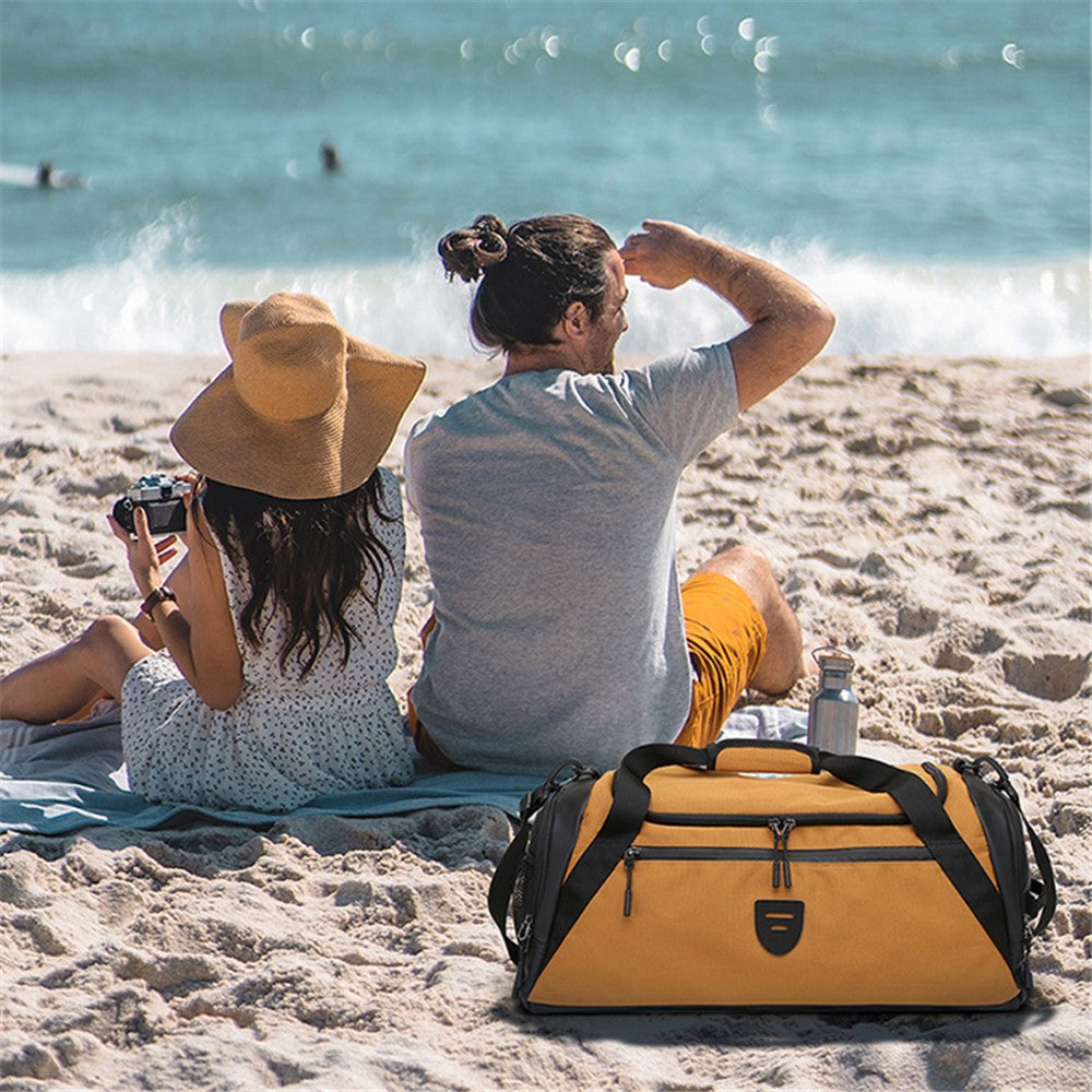 CF2902 Polyester Sports Gym Bag Large Capacity Travel Luggage Duffel Bag with Shoes Compartment