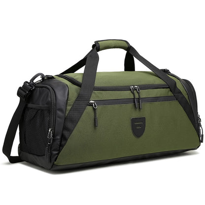 CF2902 Polyester Sports Gym Bag Large Capacity Travel Luggage Duffel Bag with Shoes Compartment