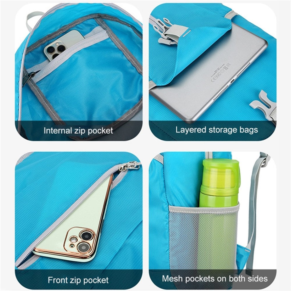 HAWEEL HWL7031 Outdoor Ultra-light Foldable Rucksack Climbing Hiking Waterproof Polyester Backpack