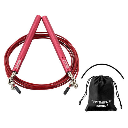 AOLIKES TS-3202 Adult Exercise Jump Rope Adjustable Length Steel Wire Weighted Skipping Rope