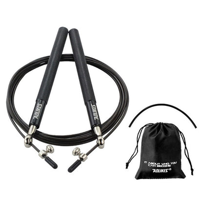 AOLIKES TS-3202 Adult Exercise Jump Rope Adjustable Length Steel Wire Weighted Skipping Rope