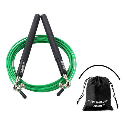 AOLIKES TS-3202 Adult Exercise Jump Rope Adjustable Length Steel Wire Weighted Skipping Rope