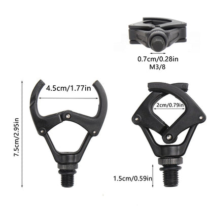 A424 Fishing Rod Cross Holder Fishing Pole Lock Support Plastic Rest Head