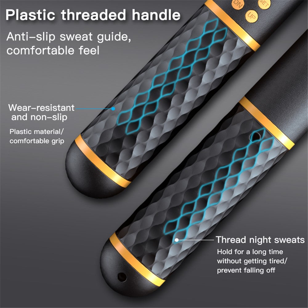 S08 Corded / Cordless Dual-use Jump Rope Intelligent Digital Display Weighted Skipping Pope