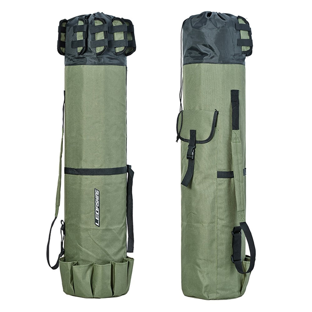LEO 28260 Fishing Pole Single Shoulder Bag 600D Oxford Cloth Fishing Rod Carrying Bag
