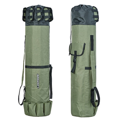 LEO 28260 Fishing Pole Single Shoulder Bag 600D Oxford Cloth Fishing Rod Carrying Bag