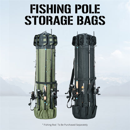 LEO 28260 Fishing Pole Single Shoulder Bag 600D Oxford Cloth Fishing Rod Carrying Bag