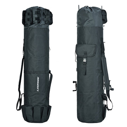 LEO 28260 Fishing Pole Single Shoulder Bag 600D Oxford Cloth Fishing Rod Carrying Bag
