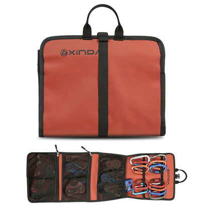XINDA H-BAG07 Rock Climbing Gear Storage Bag Quickdraw Hanging Pouch for Carabiner, Climbing Tools