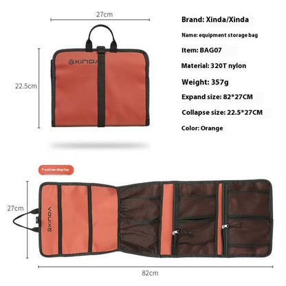 XINDA H-BAG07 Rock Climbing Gear Storage Bag Quickdraw Hanging Pouch for Carabiner, Climbing Tools