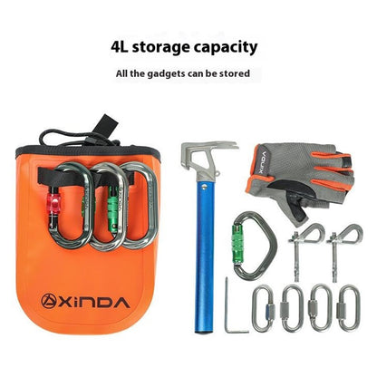 XINDA XD-BAG29 Aerial Work Waist Pack Tool Storage Bag Rock Climbing Equipment Organizer Pouch