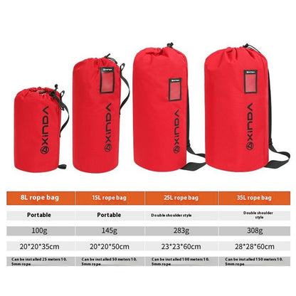 XINDA XD-BAG17 25L Storage Backpack for Climbing Rope, Mountaineering Tool Organizer Bag Pouch