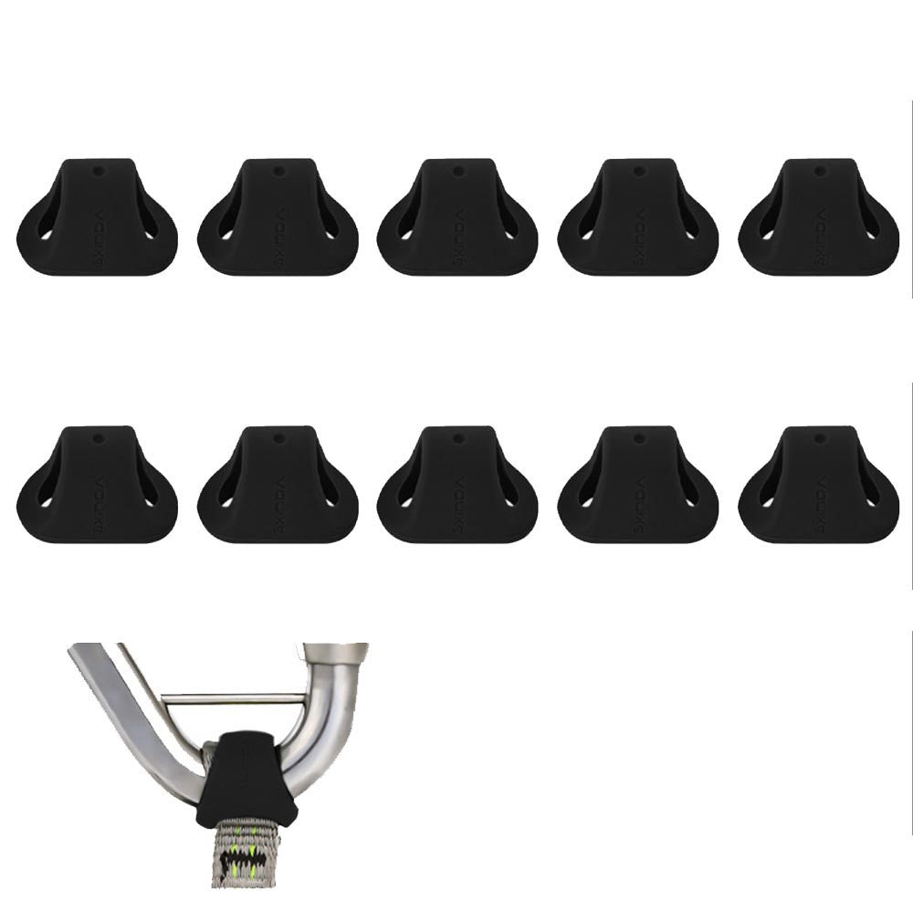 XINDA XD-PJ295 10Pcs Outdoor Rock Climbing Quickdraw Positioning Silicone Ring Triangle Rubber Anti Slip Sleeve