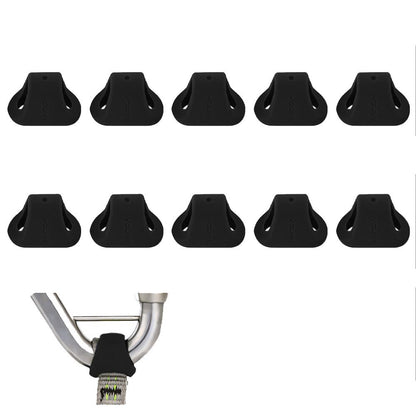 XINDA XD-PJ295 10Pcs Outdoor Rock Climbing Quickdraw Positioning Silicone Ring Triangle Rubber Anti Slip Sleeve