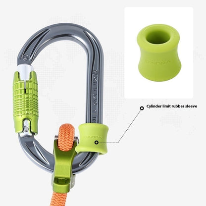 XINDA XD-PJ295 10Pcs For Outdoor Rock Climbing Positioning Silicone Rings Anti Slip Cylindrical Rubber Sleeve